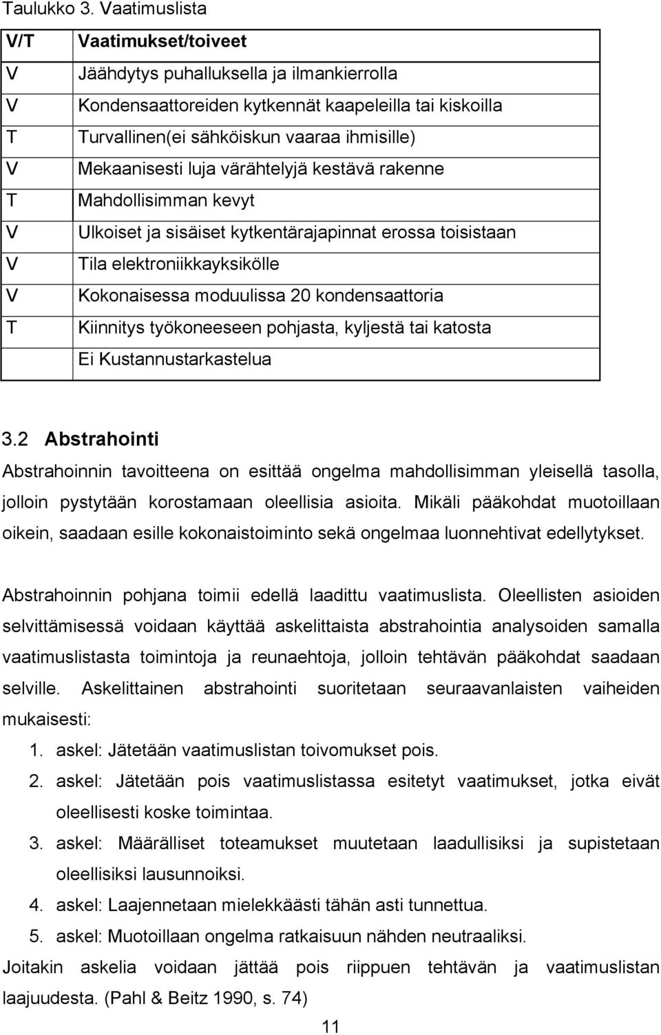 Mekaanisesti luja värähtelyjä kestävä rakenne Mahdollisimman kevyt Ulkoiset ja sisäiset kytkentärajapinnat erossa toisistaan Tila elektroniikkayksikölle Kokonaisessa moduulissa 20 kondensaattoria