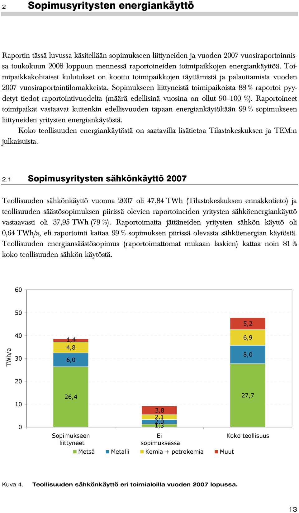 Sopimukseen liittyneistä toimipaikoista 88 % raportoi pyydetyt tiedot raportointivuodelta (määrä edellisinä vuosina on ollut 90 100 %).