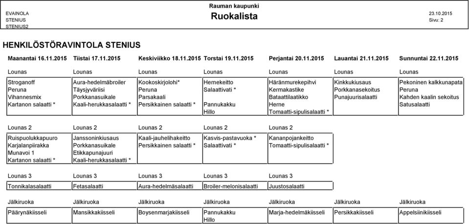 2015 Keskiviikko 18.11.