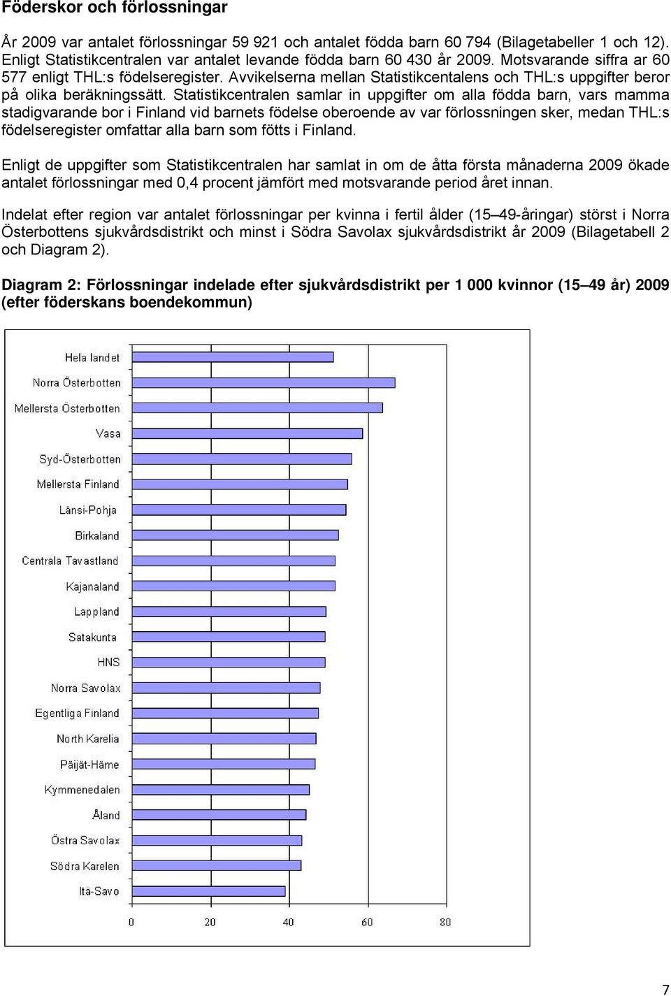 Statistikcentralen samlar in uppgifter om alla födda barn, vars mamma stadigvarande bor i Finland vid barnets födelse oberoende av var förlossningen sker, medan THL:s födelseregister omfattar alla