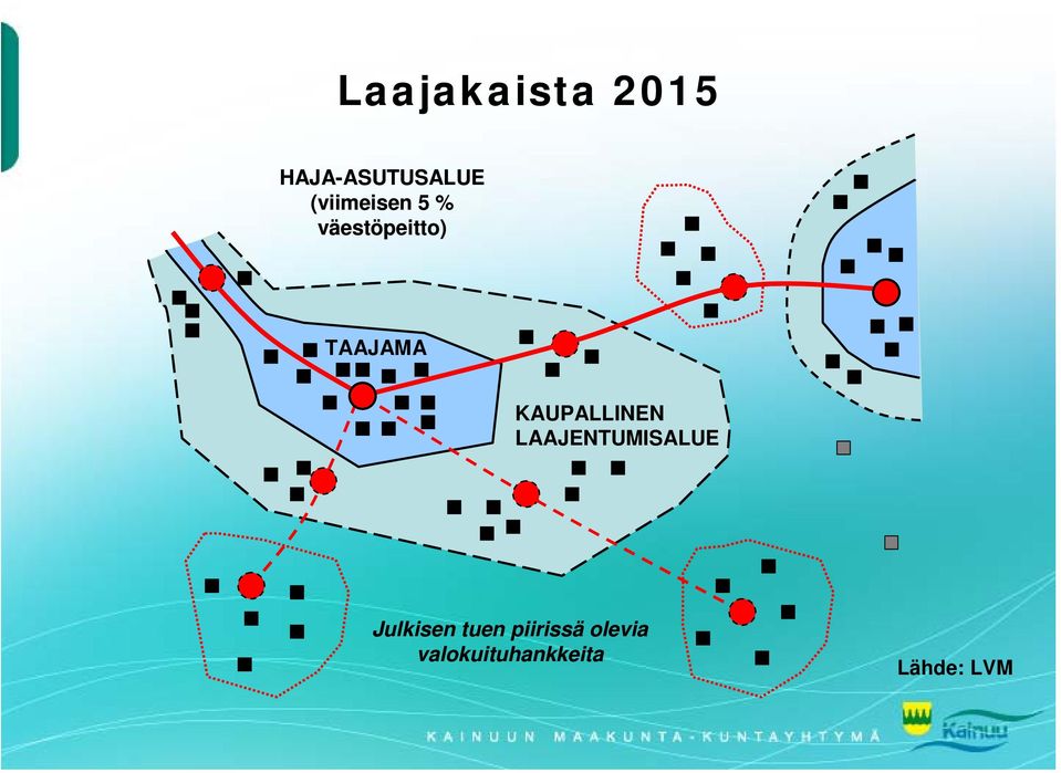 KAUPALLINEN LAAJENTUMISALUE Julkisen