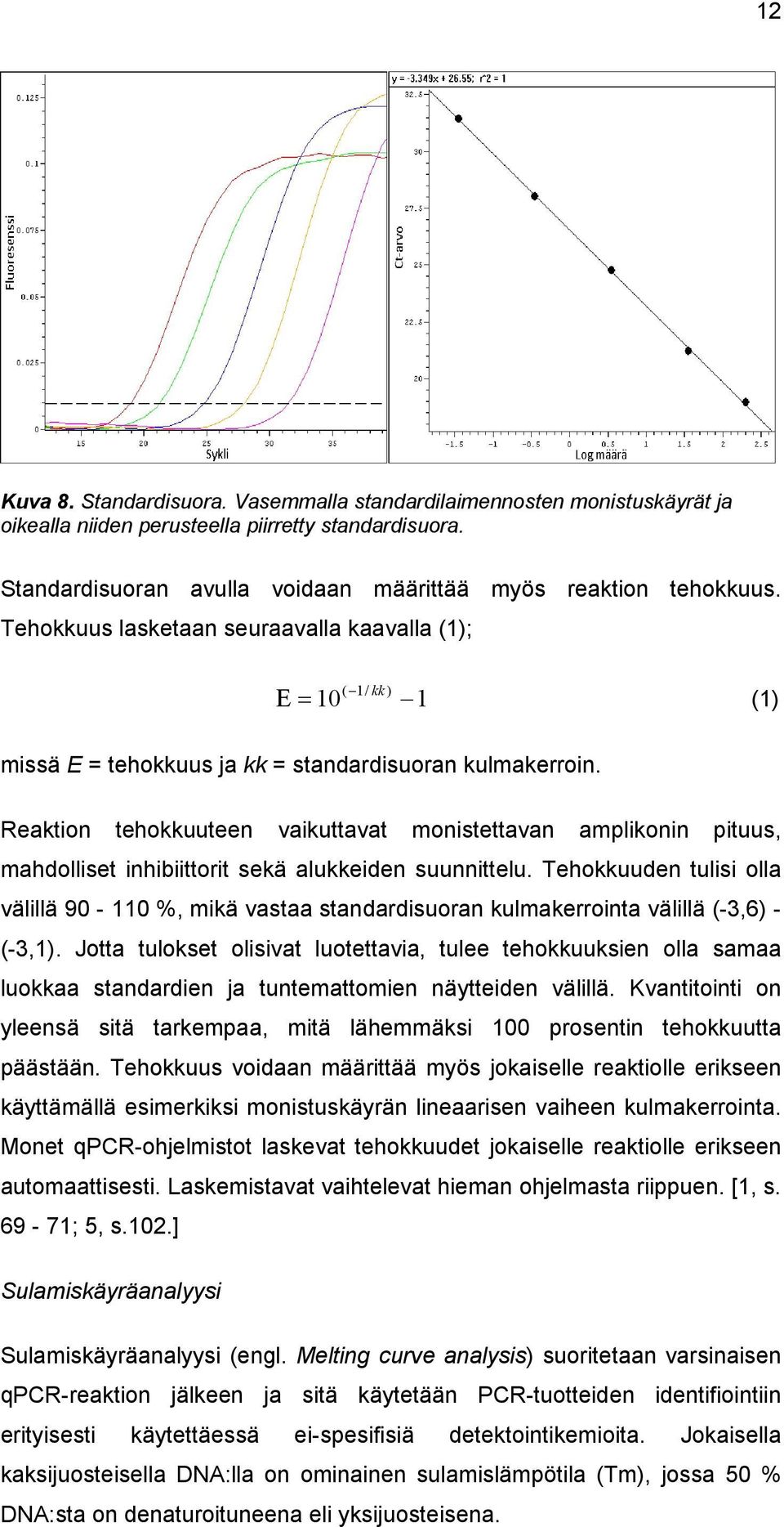 Reaktion tehokkuuteen vaikuttavat monistettavan amplikonin pituus, mahdolliset inhibiittorit sekä alukkeiden suunnittelu.