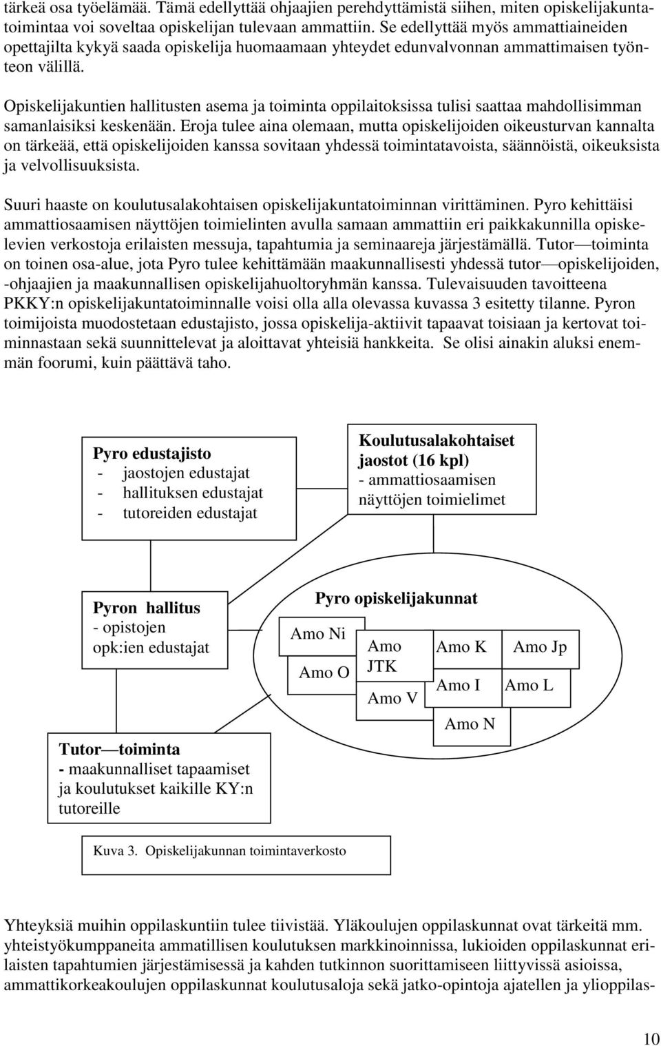 Opiskelijakuntien hallitusten asema ja toiminta oppilaitoksissa tulisi saattaa mahdollisimman samanlaisiksi keskenään.