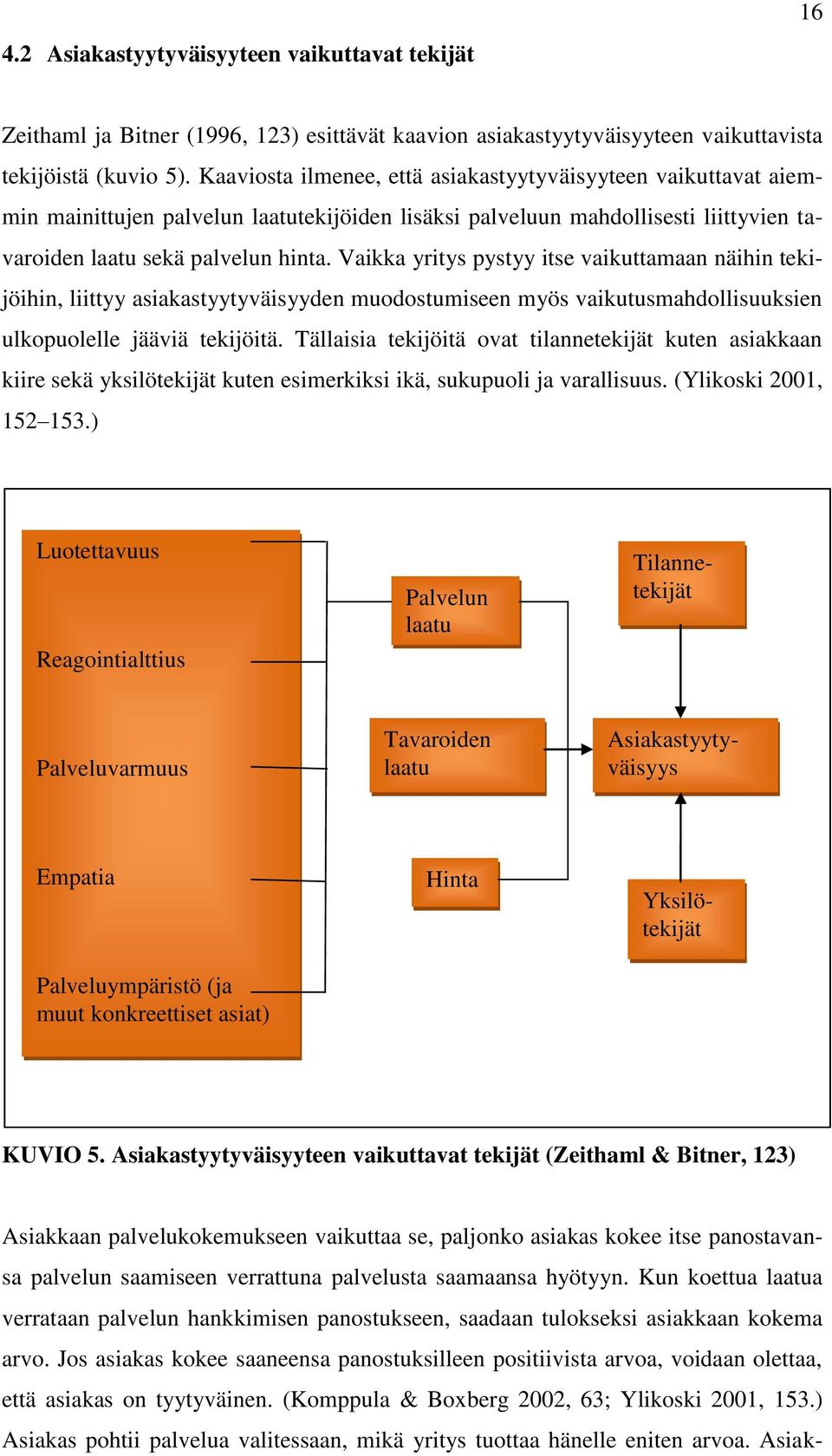 Vaikka yritys pystyy itse vaikuttamaan näihin tekijöihin, liittyy asiakastyytyväisyyden muodostumiseen myös vaikutusmahdollisuuksien ulkopuolelle jääviä tekijöitä.