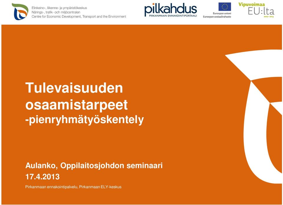 Oppilaitosjohdon seminaari 17.4.