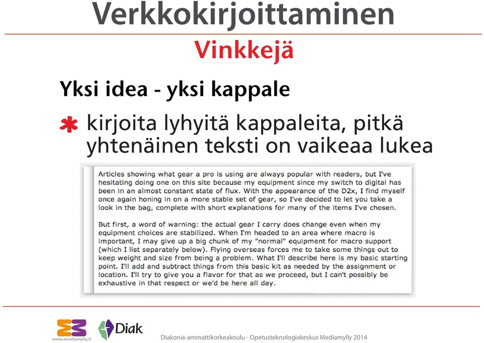 yhtenäinen teksti