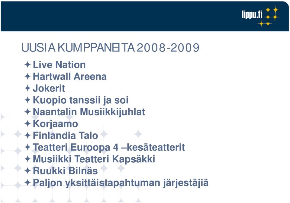 Finlandia Talo Teatteri Euroopa 4 kesäteatterit Musiikki