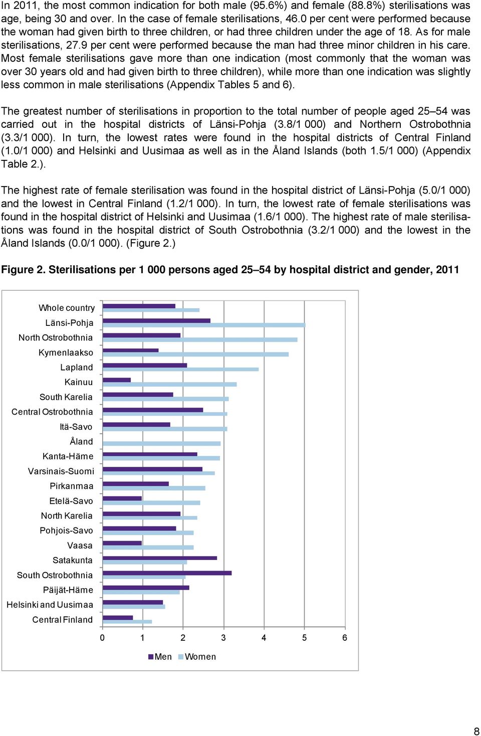 9 per cent were performed because the man had three minor children in his care.