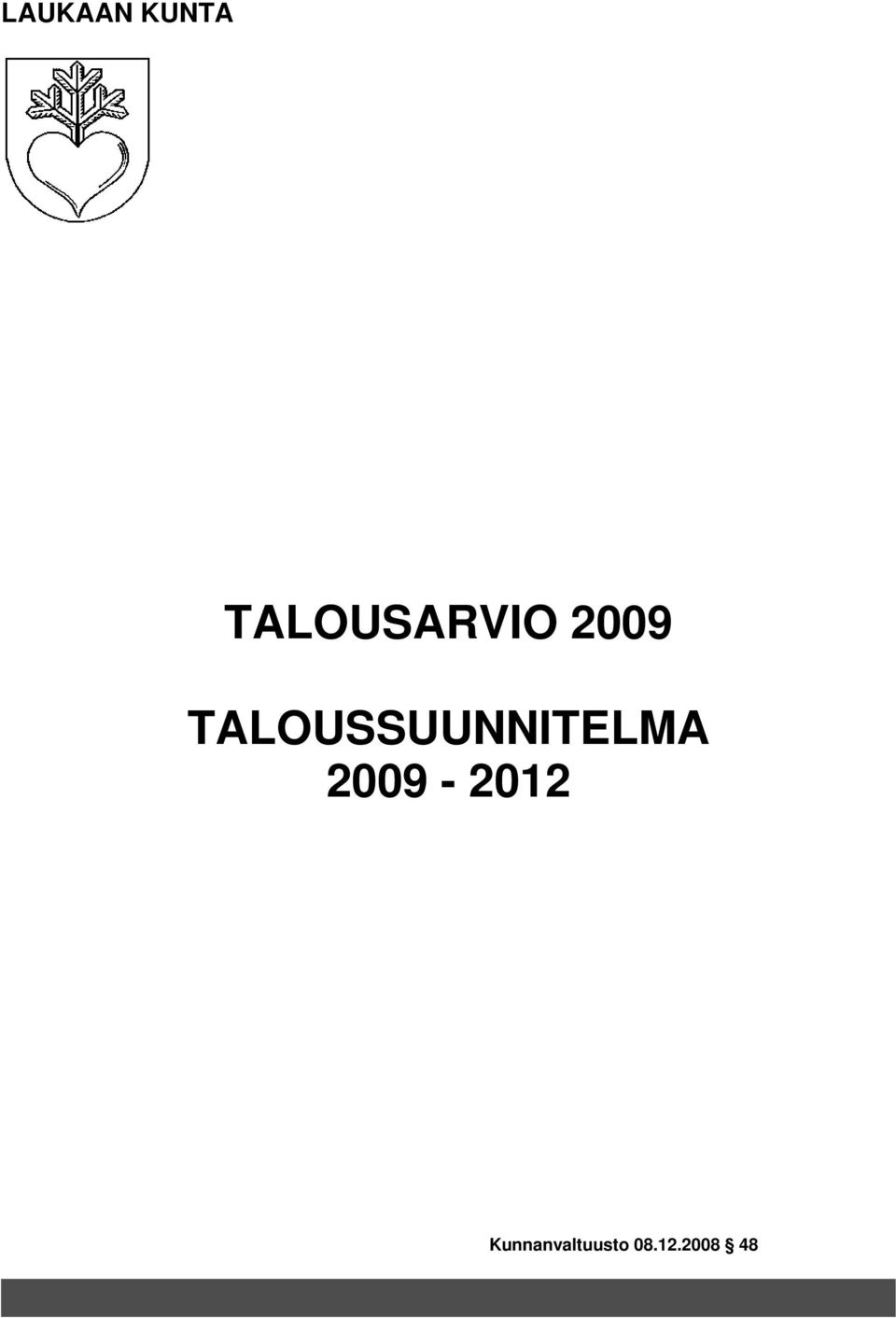 TALOUSSUUNNITELMA