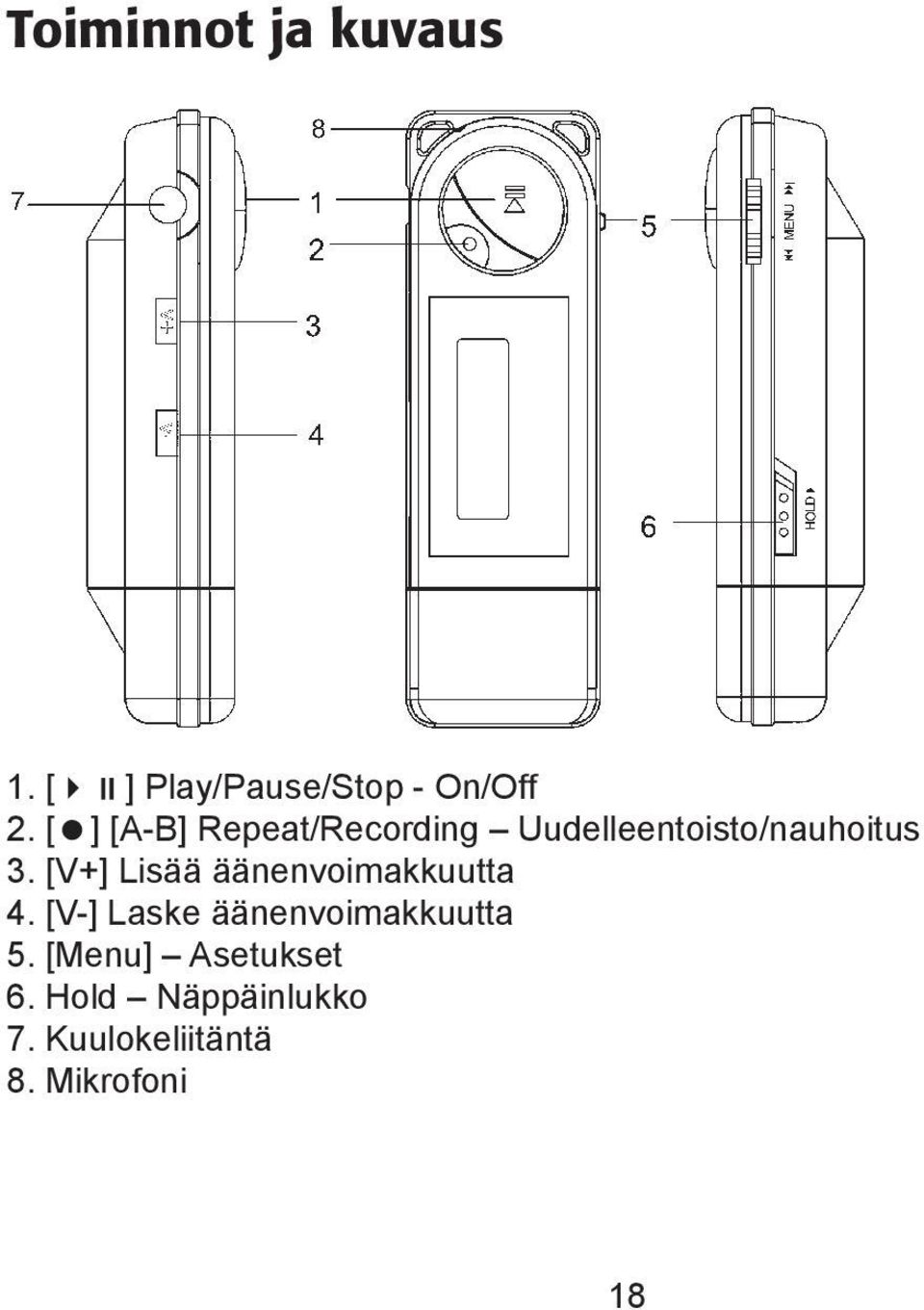 [V+] Lisää äänenvoimakkuutta 4.