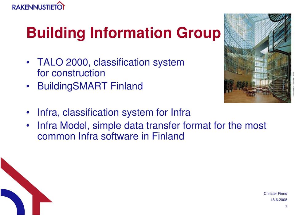 classification system for Infra Infra Model, simple data