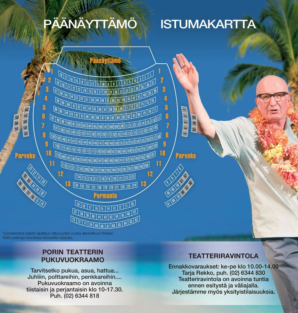 .. Juhliin, polttareihin, nkkareihin... Pukuvuokraamo on avoinna tiistaisin ja rjantaisin klo 10-17.30. Puh.