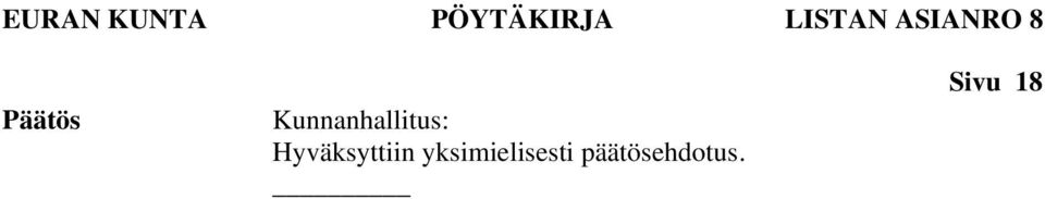 Hyväksyttiin