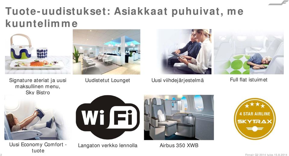 Uudistetut Lounget Uusi viihdejärjestelmä Full flat