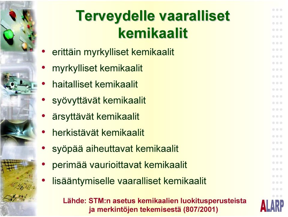 syöpää aiheuttavat kemikaalit perimää vaurioittavat kemikaalit lisääntymiselle vaaralliset