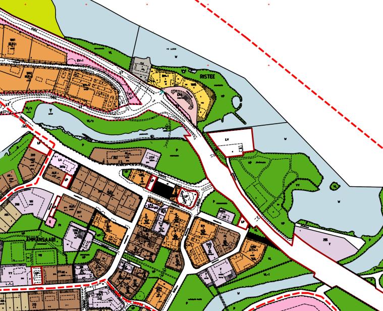 3.2.2 Yleiskaava Alueella on voimassa Ämmänsaaren osayleiskaava, jossa kaava-alue on osoitettu keskustatoimintojen alueeksi (C).