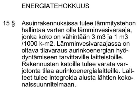 Energiasuunnittelu Finnoon aluekehityshankkeessa Visiossa