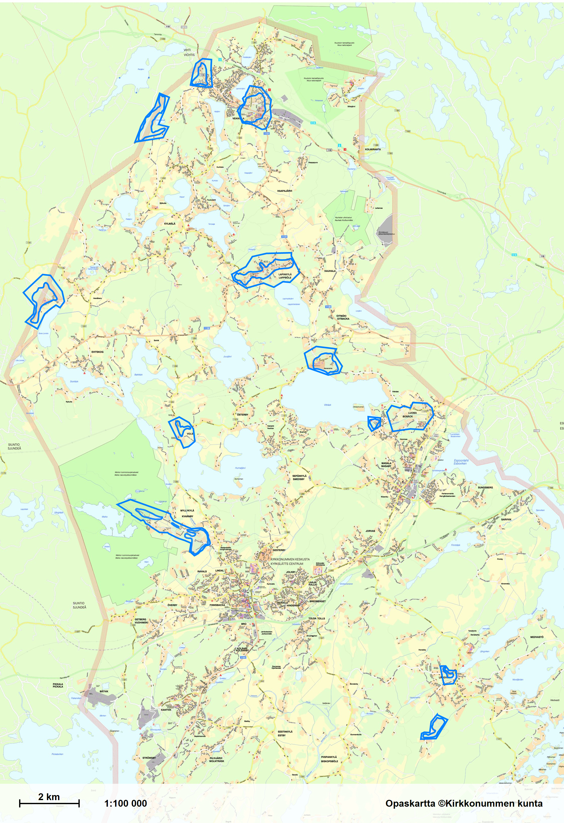 Veikkola II Veikkola Palojärvi Lapinkylä Lonnobacka