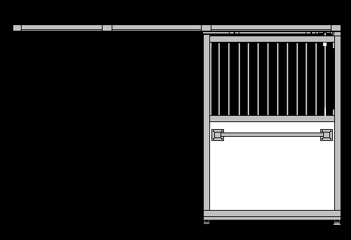 Liukuovet: Oven runko 1300 x 2150 mm. 1500 x 2150 mm.