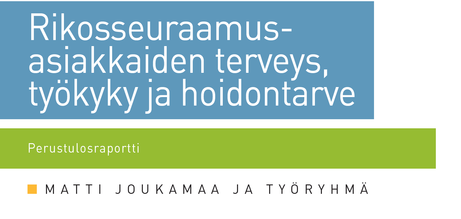 Vangit yliedustettuina päihteiden