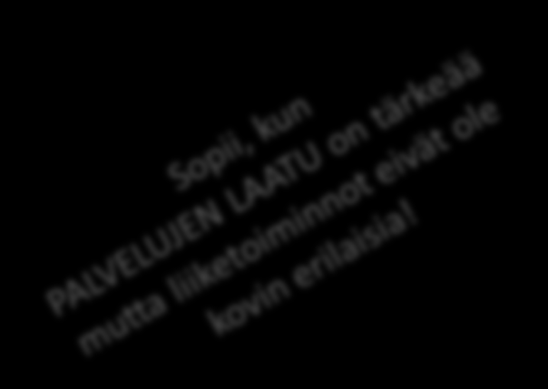 Palvelulähtöisyys Tietohallinnon palveluyksikön johto Palvelut käyttäjille