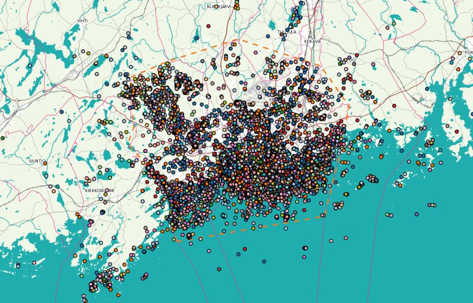 27 000 paikannusta Helsingin seudulla Ehkä kaikista tärkein asia kotikaupungissani! The sea is actually the best thing about Helsinki.