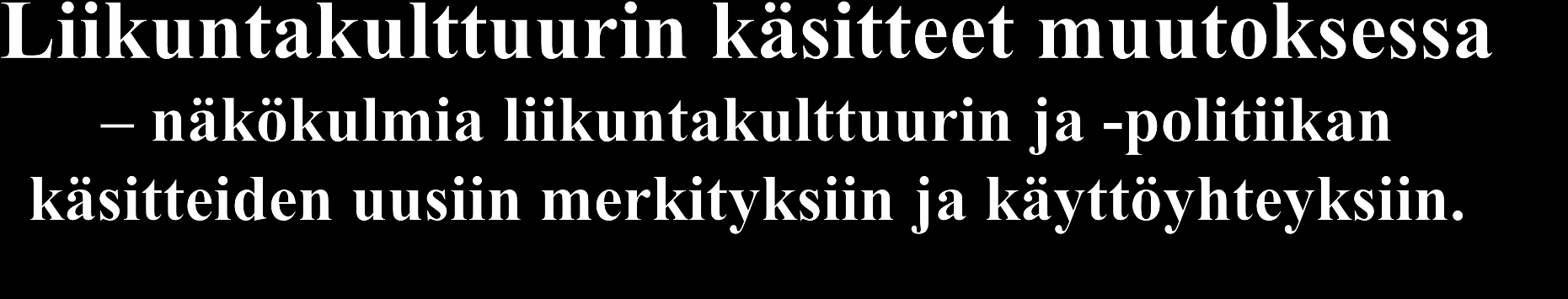 Järjestöpäivät, Vierumäki 23.9.