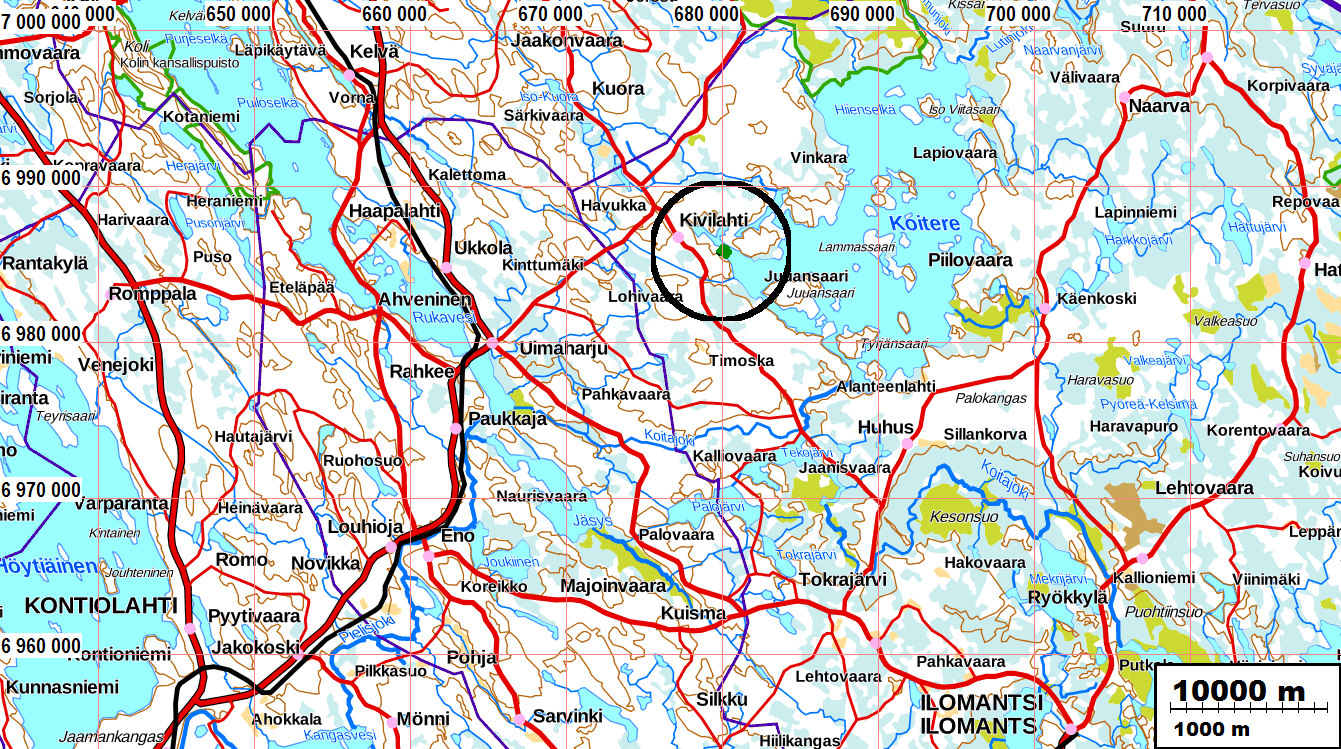 2 Sisältö Kansikuva: Perustiedot... 2 Yleiskartat... 3 Vanhoja karttoja... 4 Tutkimus... 5 Muinaisjäännökset... 10 1 ILOMANTSI LAPINNIEMI KIIKKUNIEMI... 10 2 ILOMANTSI LAPINNIEMI KOIVUNIEMI.