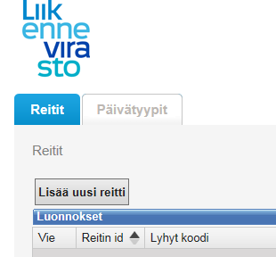 Ohje 2 (14) 1 RAE-työkalu, yleistä Liikenneviraston Reitti- ja aikataulutyökalulla (RAE) voidaan tallentaa joukkoliikennereittejä pysäkkiketjuineen ja pysäkkikohtaisine aikatauluineen.