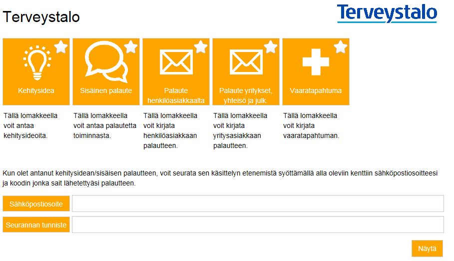 Palautejärjestelmä -