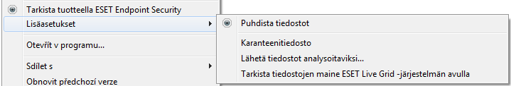 4.7.6 Pikavalikko Pikavalikko tulee näyttöön, kun napsautat valittua kohdetta hiiren kakkospainikkeella. Valikko sisältää kaikki toiminnot, jotka kohteelle voi suorittaa.