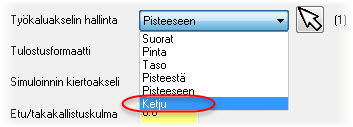 32 MASTERCAM X8/ Työkalun akselin ohjauksen valinnat 3 Vapauta hiiren painike ja valitse Kopioi jälkeen. 4 Valitse operaatio 1 ja pane työstöradan näyttö pois päältä.