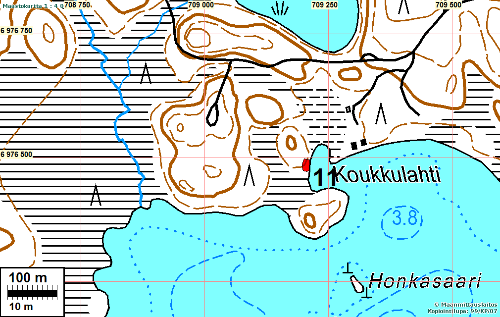 22 11 ILOMANTSI PYÖREÄ-KELSIMÄ KOUKKULAHTI Mjtunnus: Rauh.