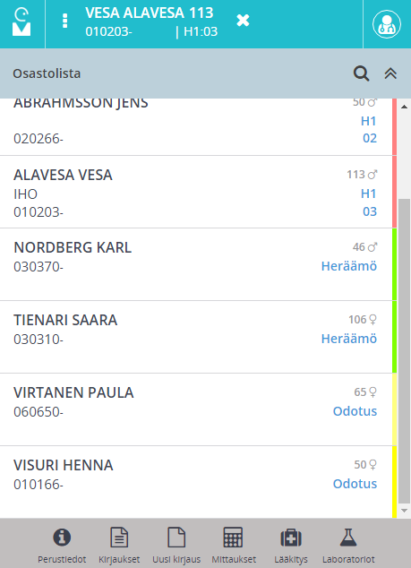 Mobiilikirjaaminen mahdollistaa kirjaamisen siellä missä asiakas on Roolin mukainen tieto Asiakas- & prosessitiedot nostetaan esille käyttäjän tarpeen mukaan Helppo ja nopea käyttää