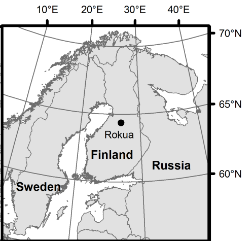 Esimerkkinä Rokuan harjualue - Oulun yliopiston tutkimusalue Yksi