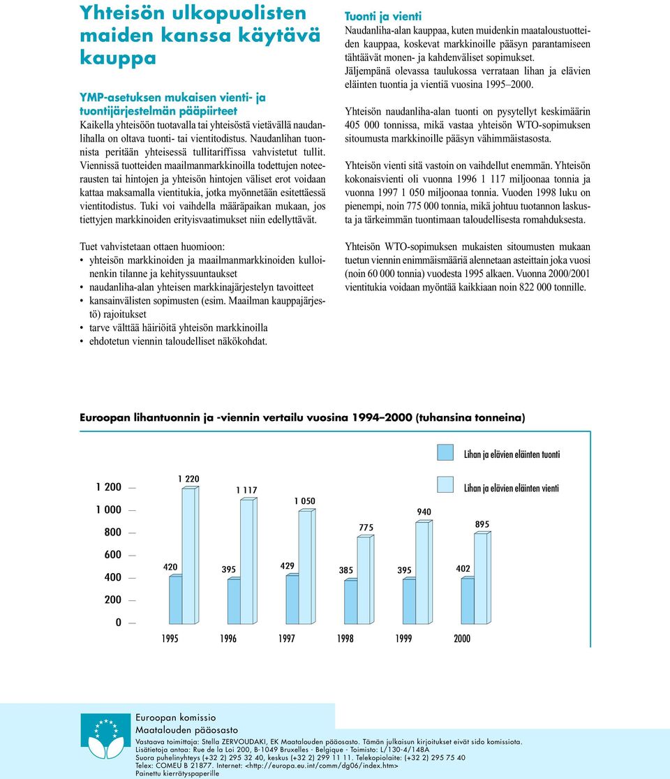 Viennissä tuotteiden maailmanmarkkinoilla todettujen noteerausten tai hintojen ja yhteisön hintojen väliset erot voidaan kattaa maksamalla vientitukia, jotka myönnetään esitettäessä vientitodistus.