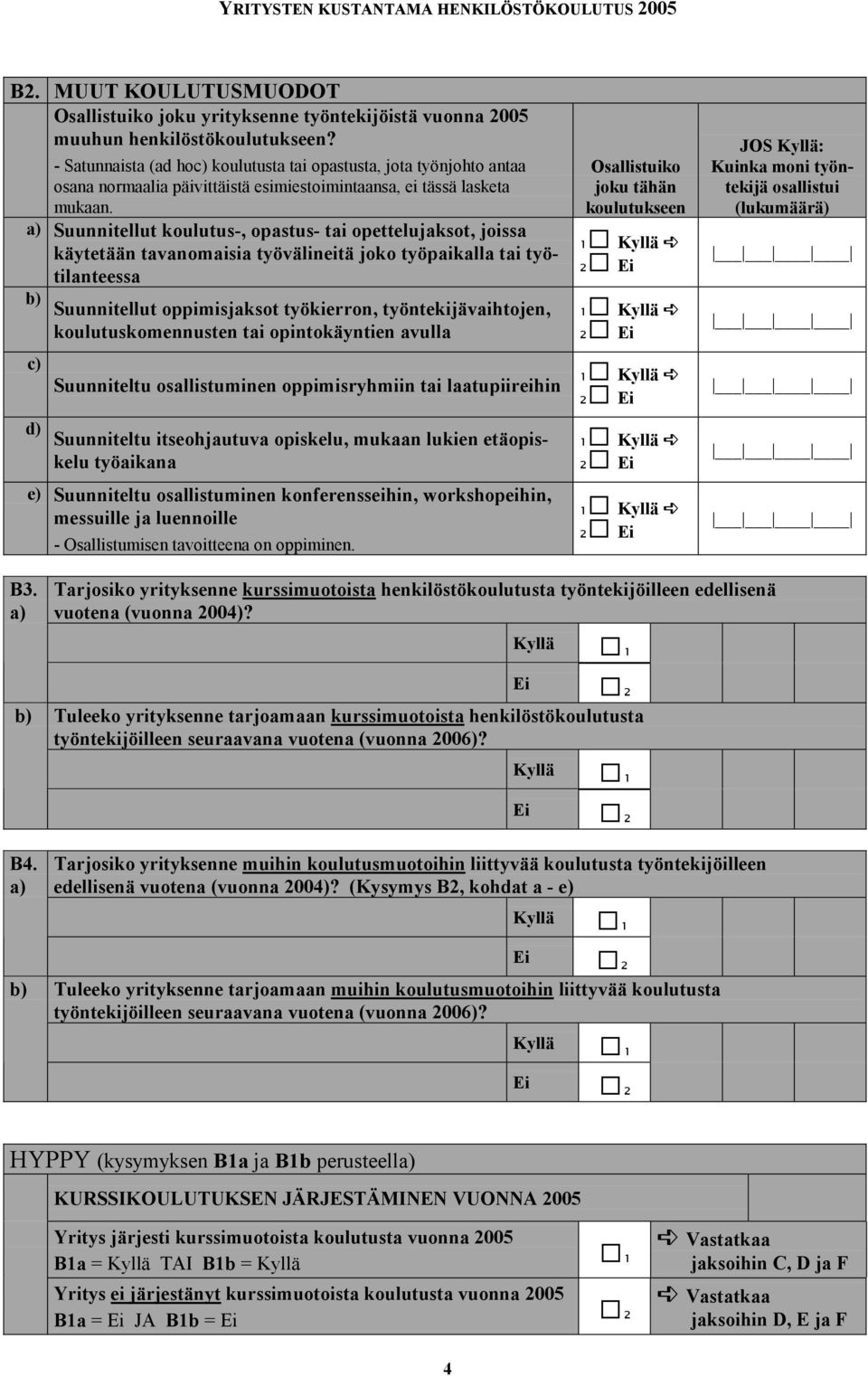 a) Suunnitellut koulutus-, opastus- tai opettelujaksot, joissa käytetään tavanomaisia työvälineitä joko työpaikalla tai työtilanteessa b) c) d) Suunnitellut oppimisjaksot työkierron,