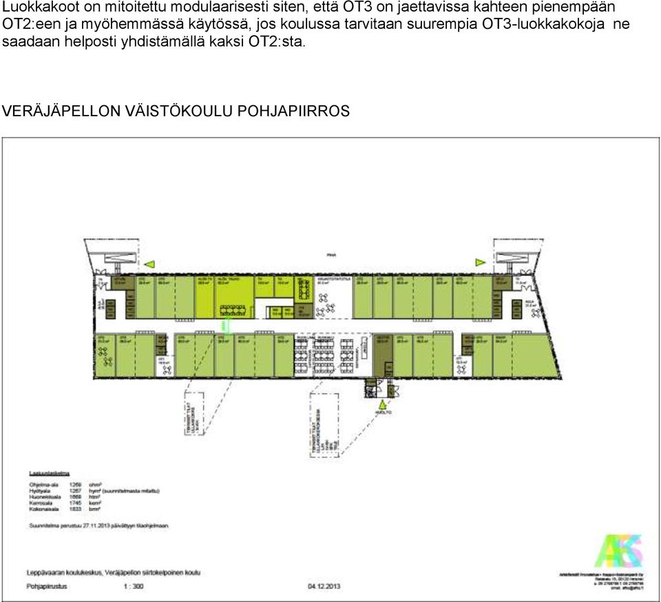 jos koulussa tarvitaan suurempia OT3-luokkakokoja ne saadaan