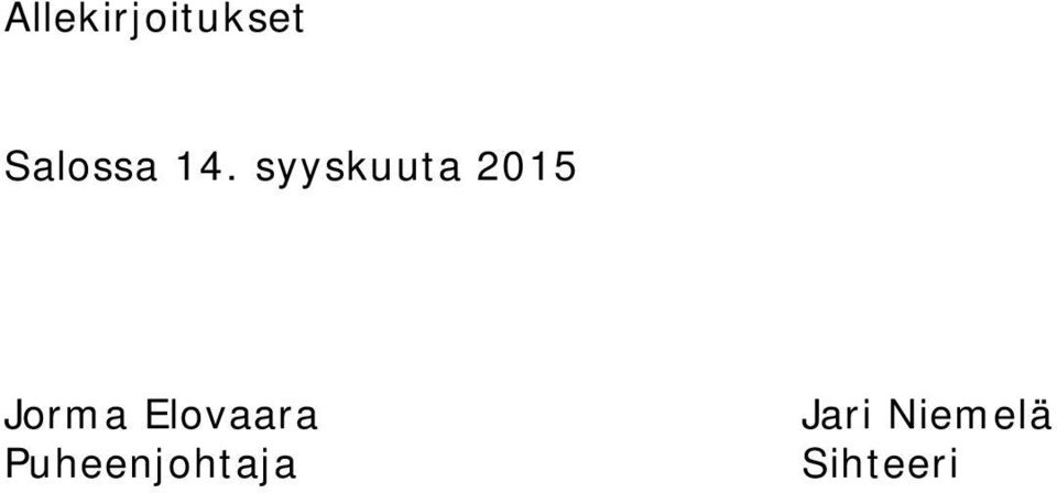 syyskuuta 2015 Jorma