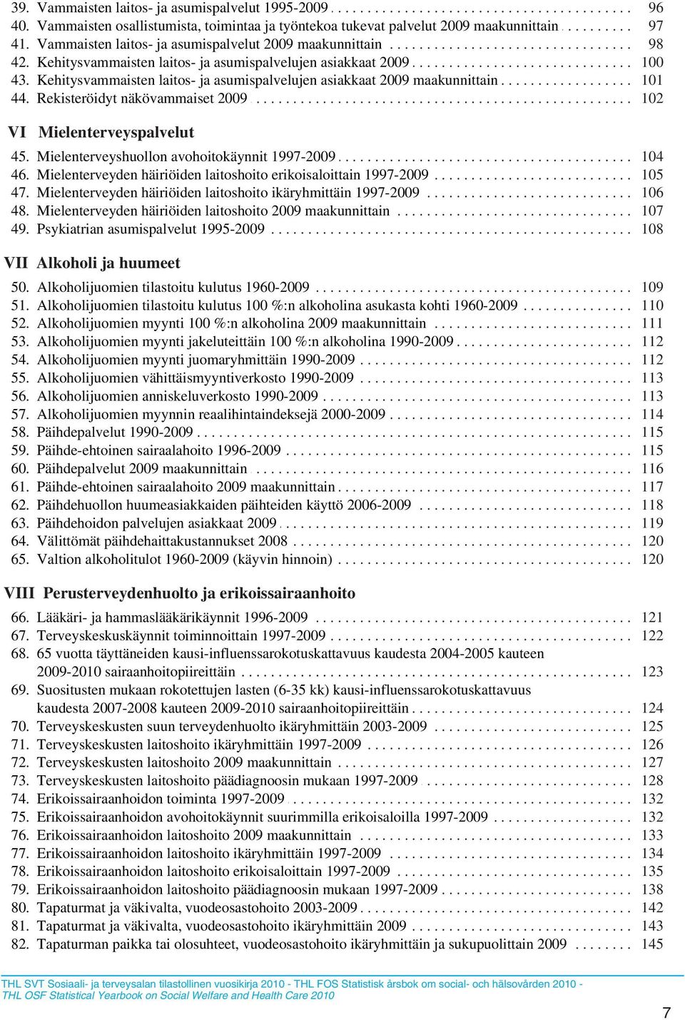 . 42... Kehitysvammaisten................ laitos-...... ja.. asumispalvelujen.............. asiakkaat........ 2009.................................. 100. 43.... Kehitysvammaisten................ laitos-...... ja.. asumispalvelujen.............. asiakkaat........ 2009..... maakunnittain.