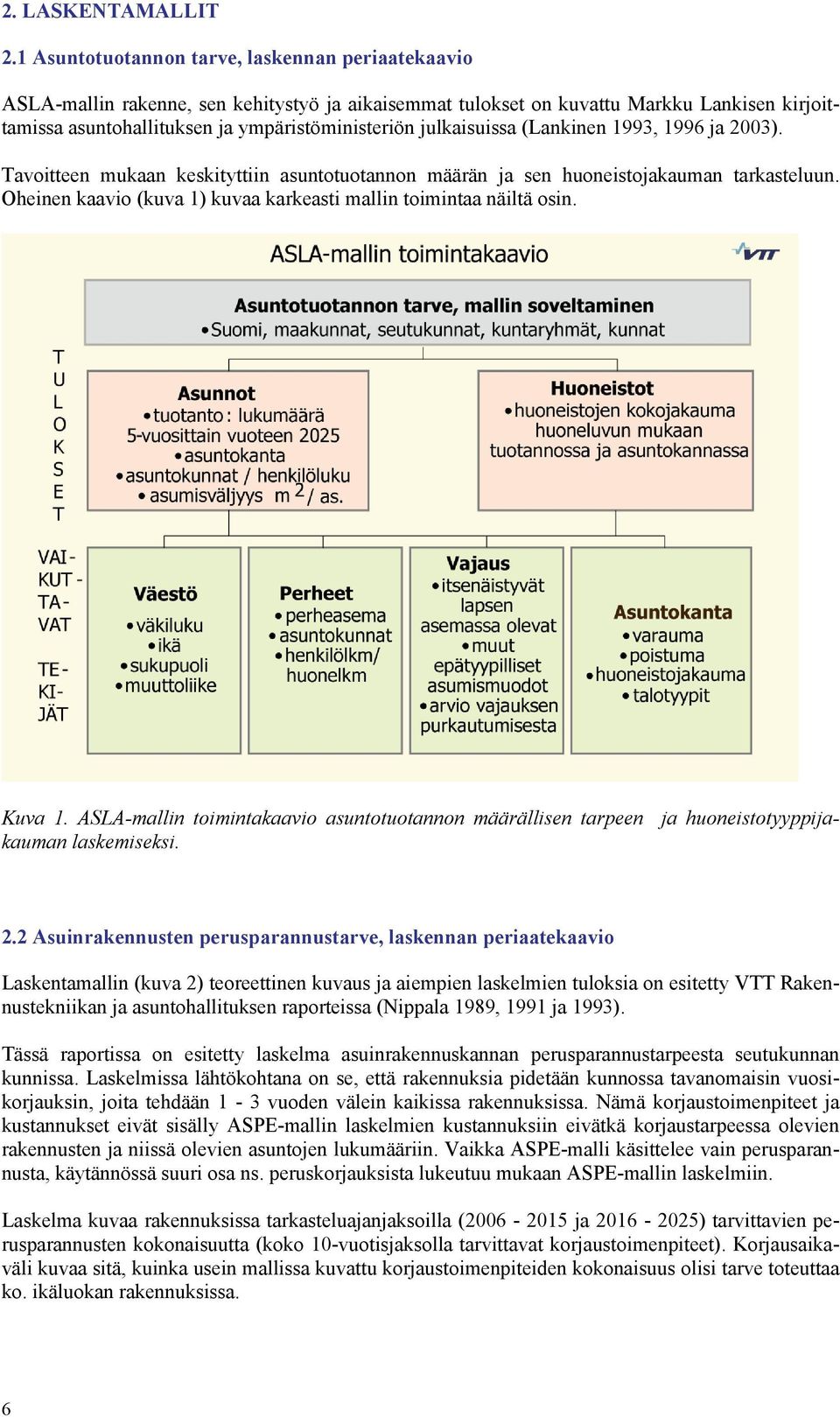 julkaisuissa (Lankinen 1993, 1996 ja 23). Tavoitteen mukaan keskityttiin asuntotuotannon määrän ja sen huoneistojakauman tarkasteluun.