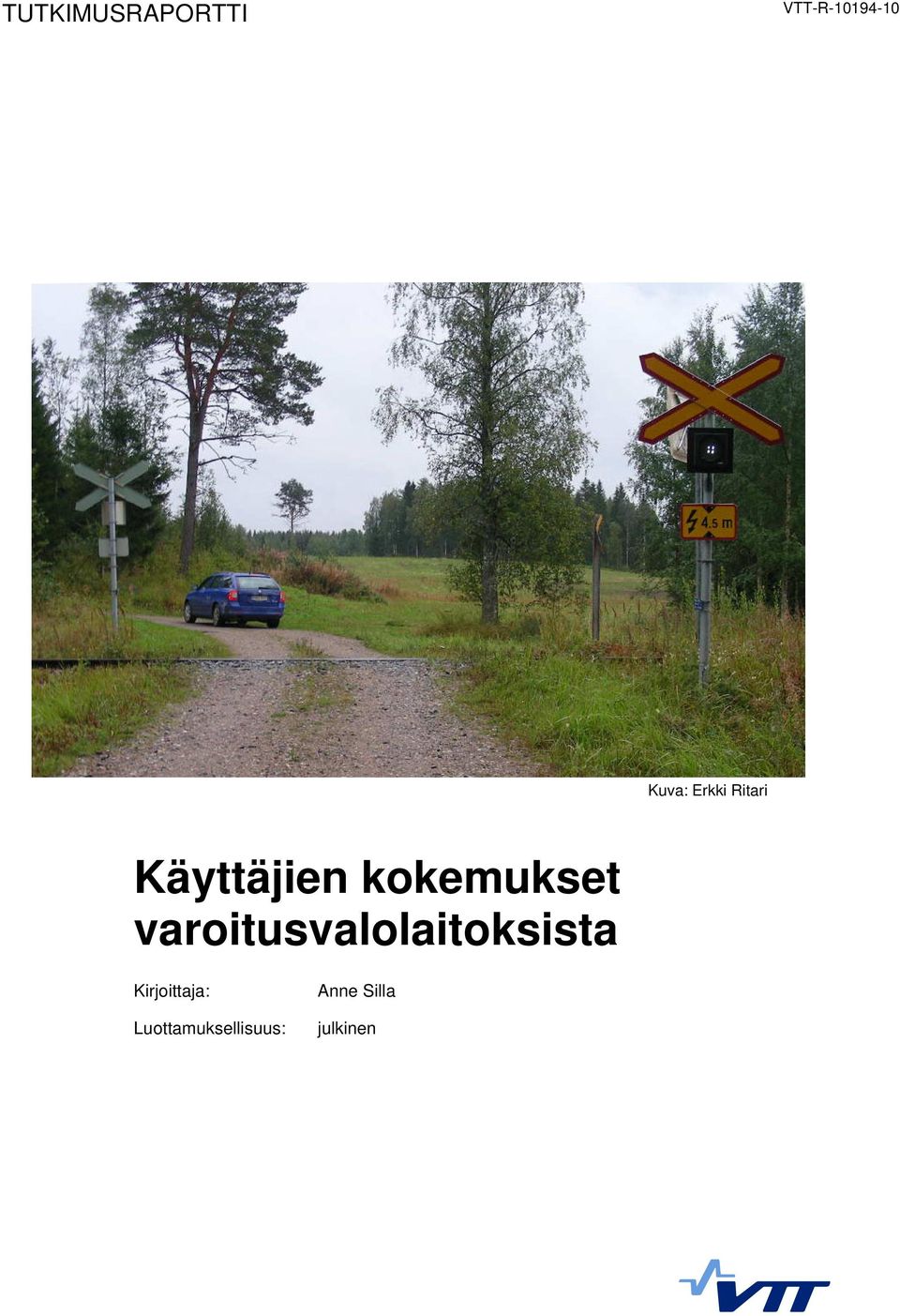 varoitusvalolaitoksista Kirjoittaja:
