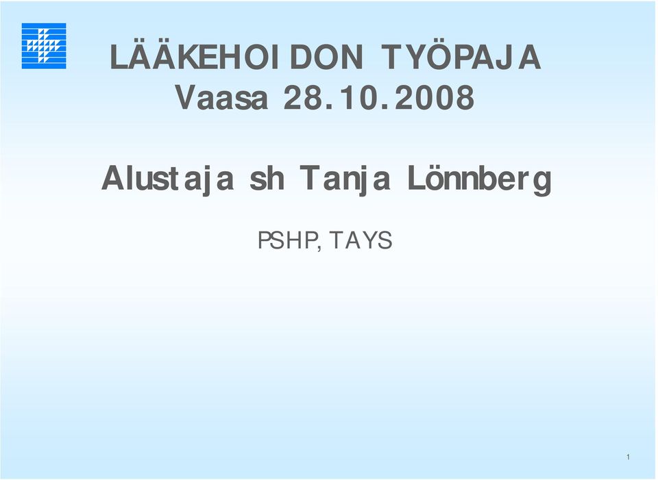 10.2008 Alustaja