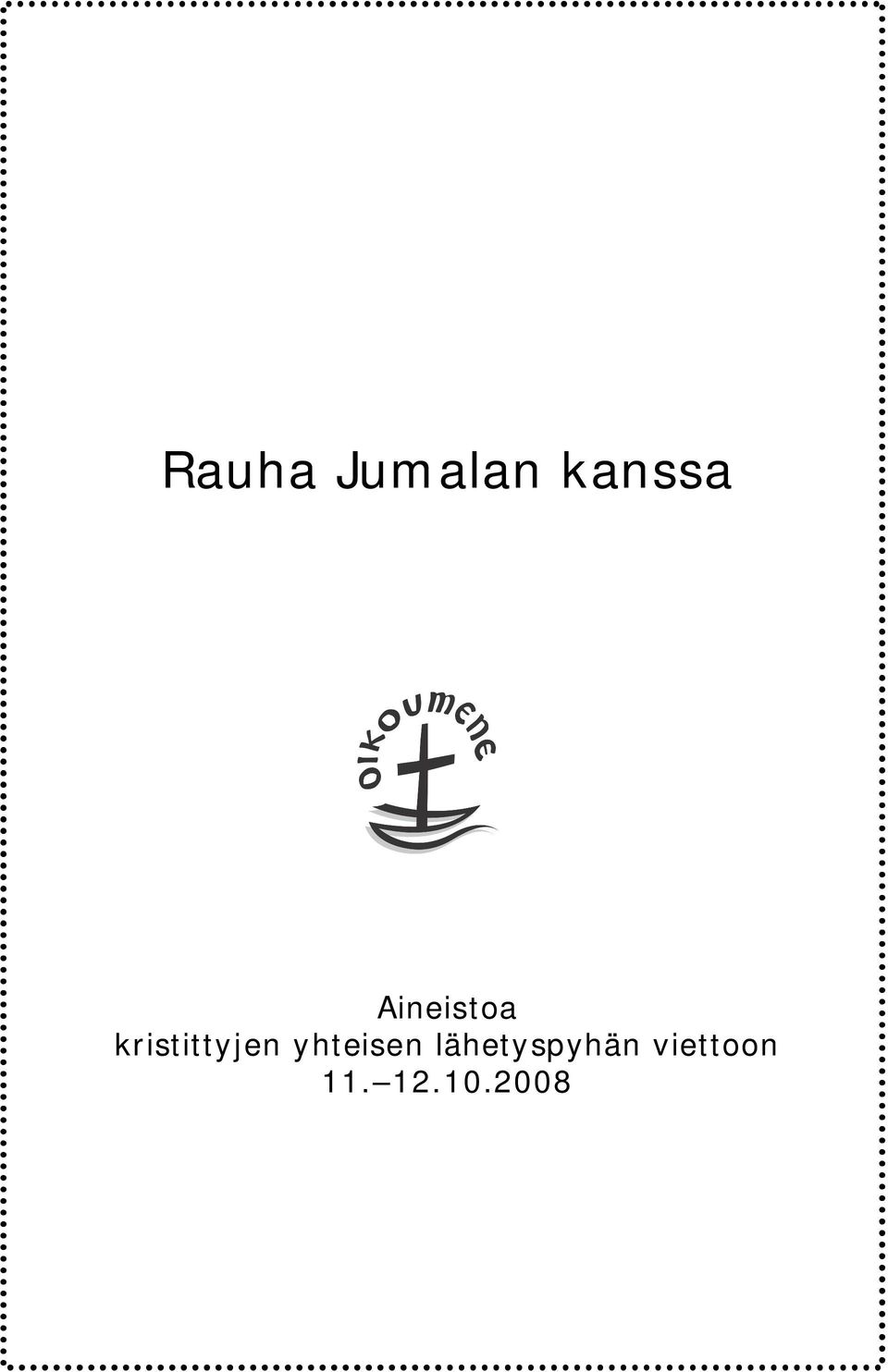 yhteisen lähetyspyhän