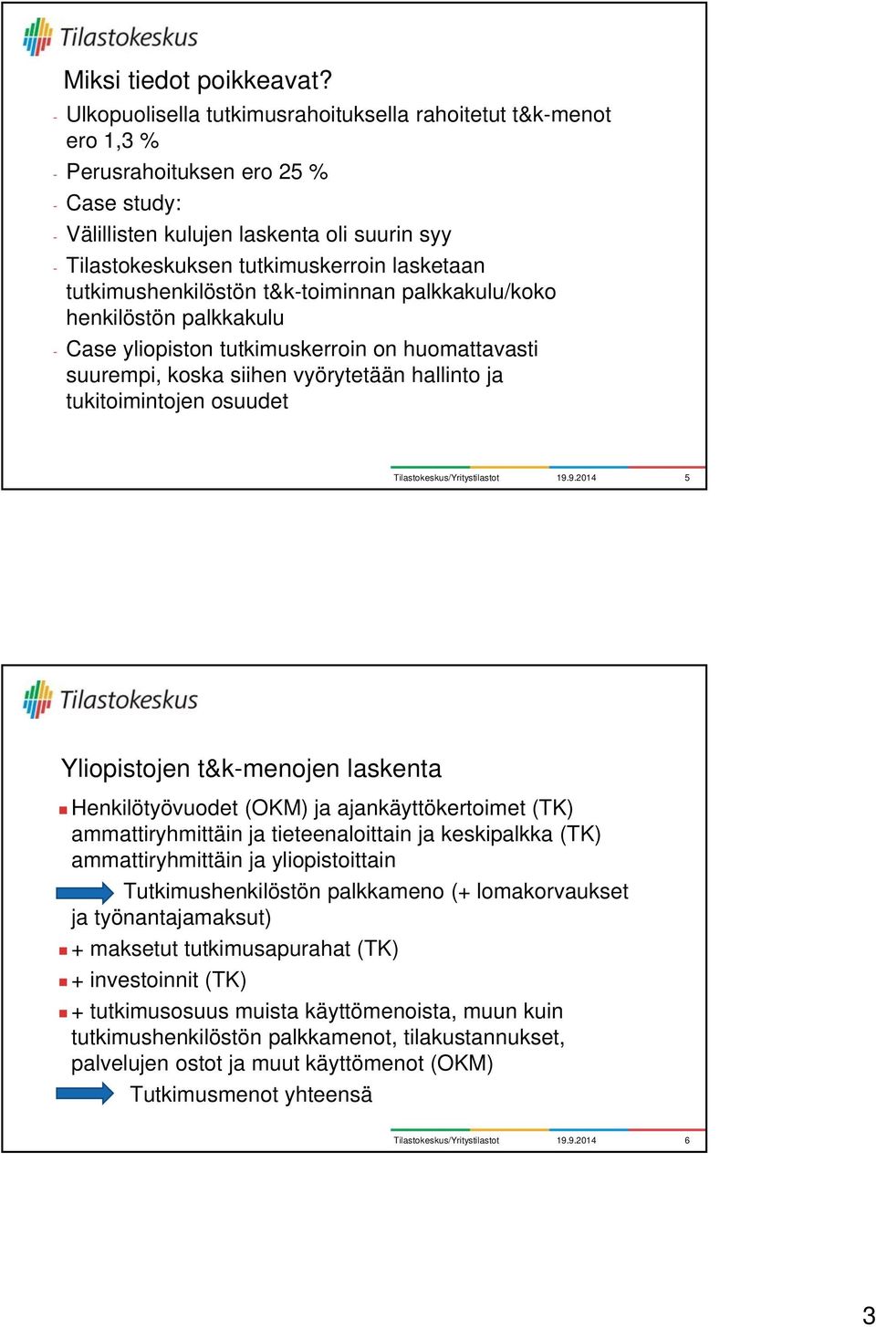 lasketaan tutkimushenkilöstön t&k-toiminnan palkkakulu/koko henkilöstön palkkakulu - Case yliopiston tutkimuskerroin on huomattavasti suurempi, koska siihen vyörytetään hallinto ja tukitoimintojen