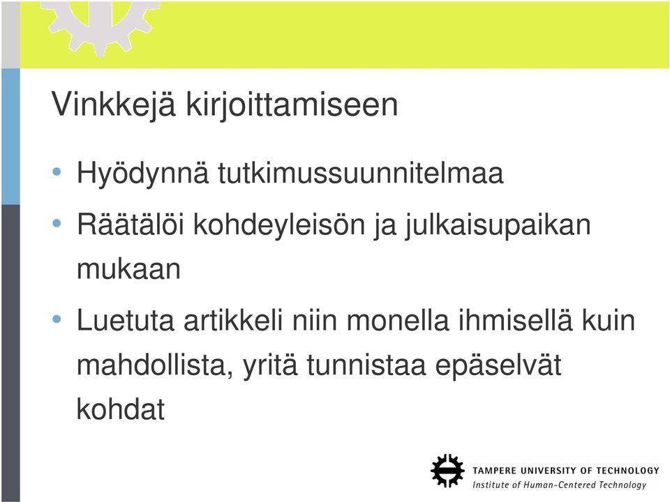 julkaisupaikan mukaan Luetuta artikkeli niin