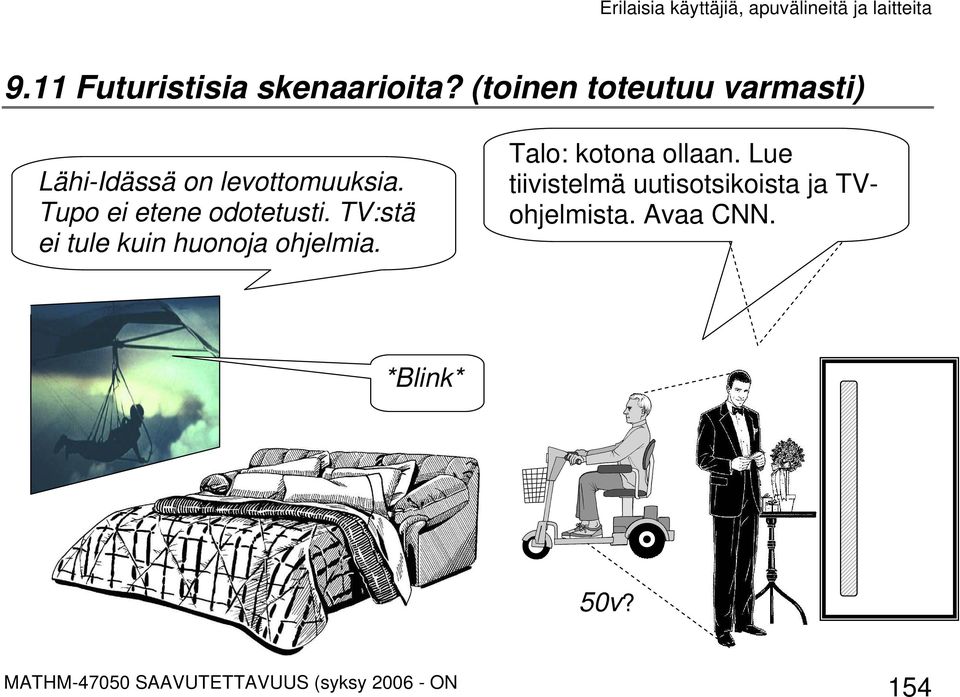 Tupo ei etene odotetusti. TV:stä ei tule kuin huonoja ohjelmia.