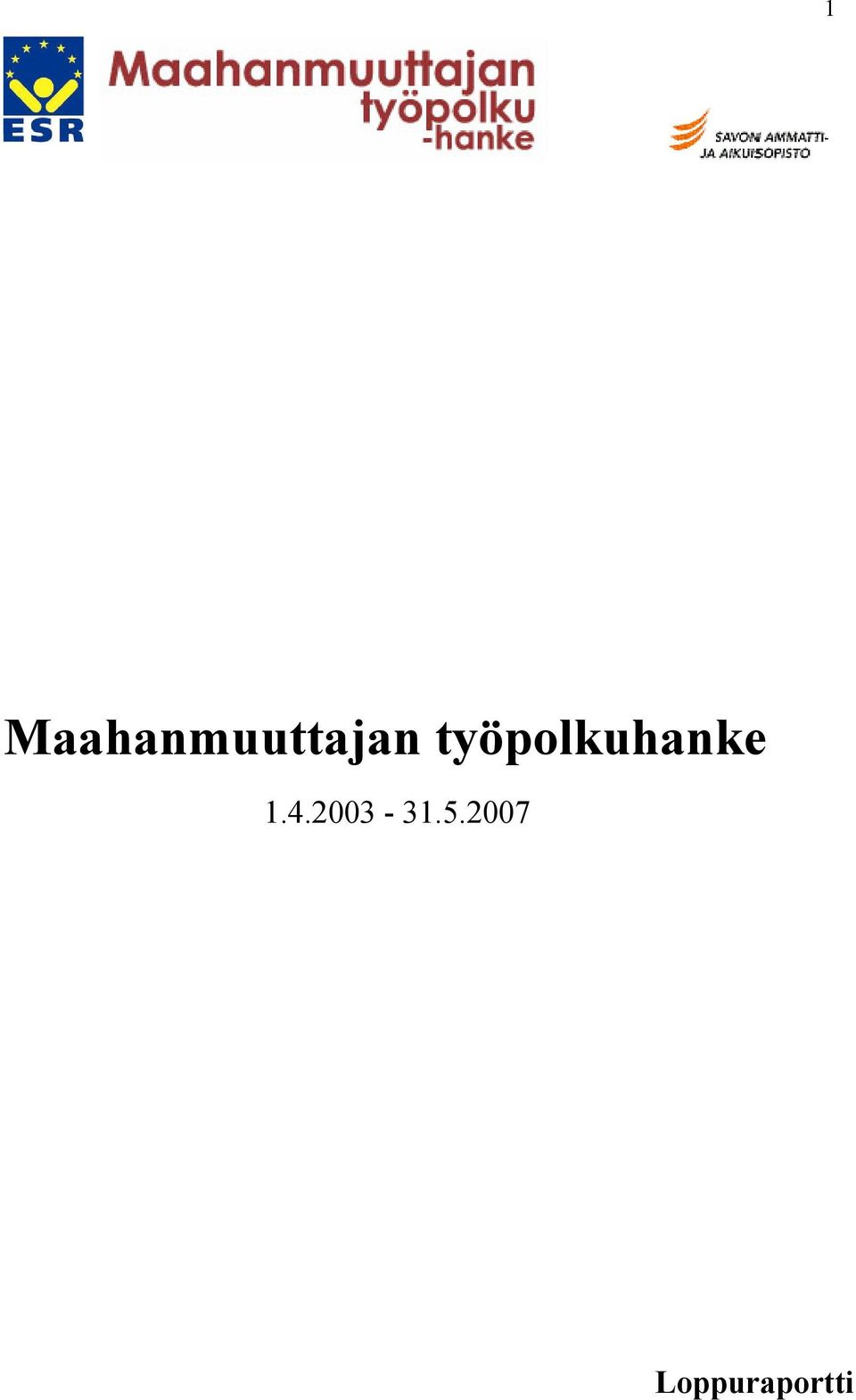 työpolkuhanke .