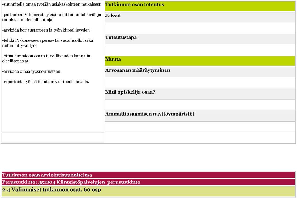 -arviida maa työsuritustaan Tutkinnn san tteutus Jakst Tteutustapa Arvsanan määräytyminen -raprtida työnsä tilanteen vaatimalla tavalla.