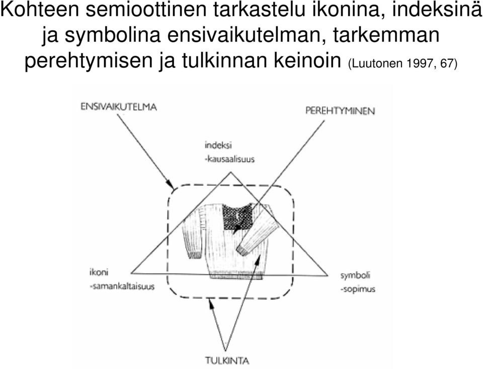 ensivaikutelman, tarkemman